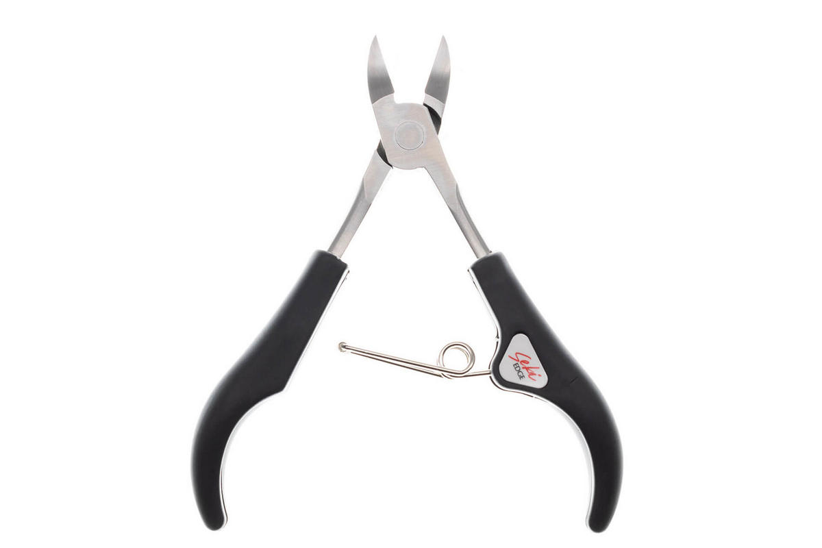 NAGELZANGE EDELSTAHL SS-204, 12 cm - Silberfarben/Schwarz, Metall (4.9/1.2/12cm) - Seki EDGE