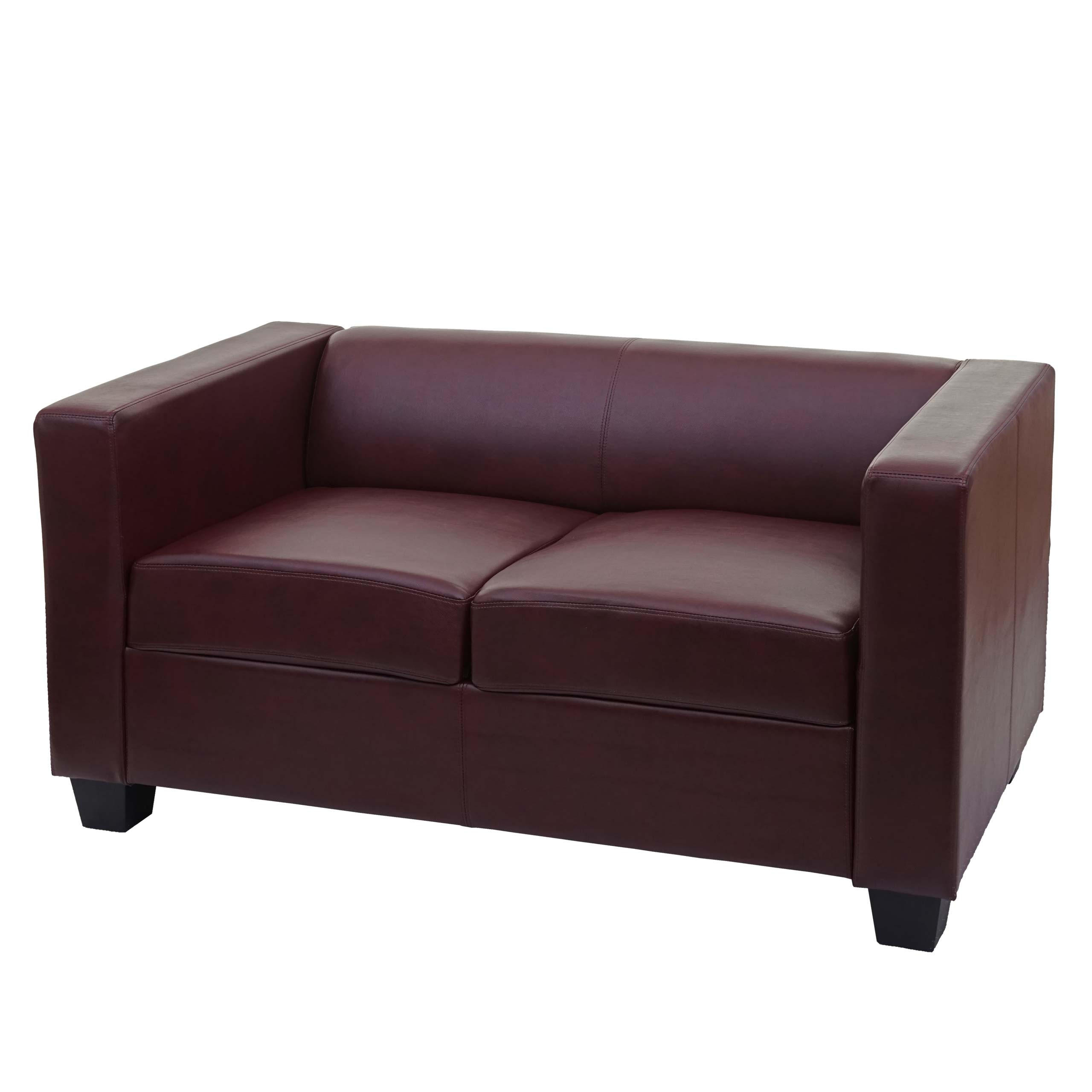 2-SITZER SOFA Rotbraun - Rotbraun, Textil (137/70/75cm) - MCW