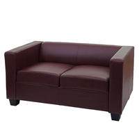 2-SITZER SOFA Rotbraun - Rotbraun, Textil (137/70/75cm) - MCW