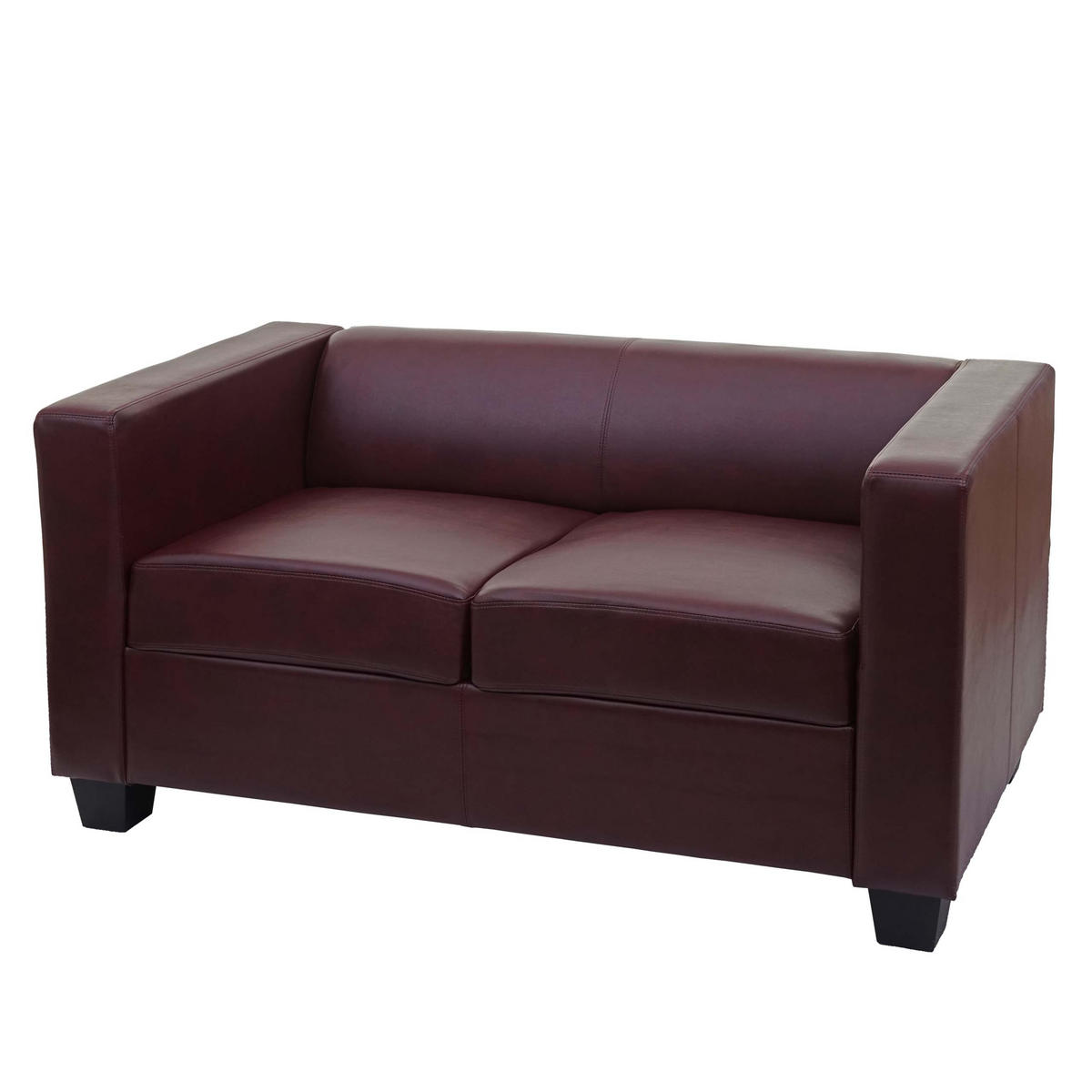 2-SITZER SOFA Rotbraun - Rotbraun, Textil (137/70/75cm) - MCW