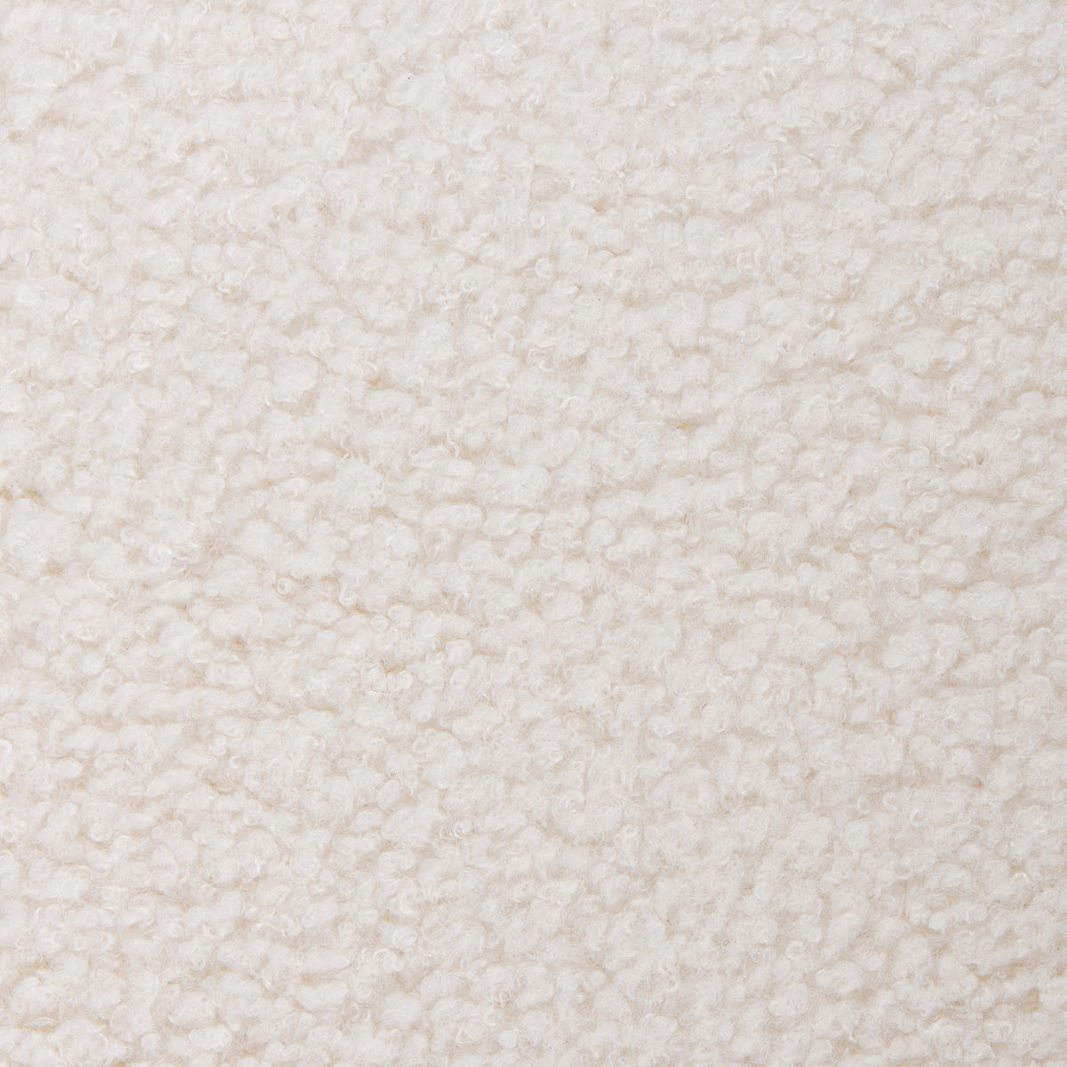 ČALOUNĚNÁ LAVICE Bouclé Krémově bílá/Tmavě hnědá Tamre - krémová, textil (118/48/46cm) - Beliani