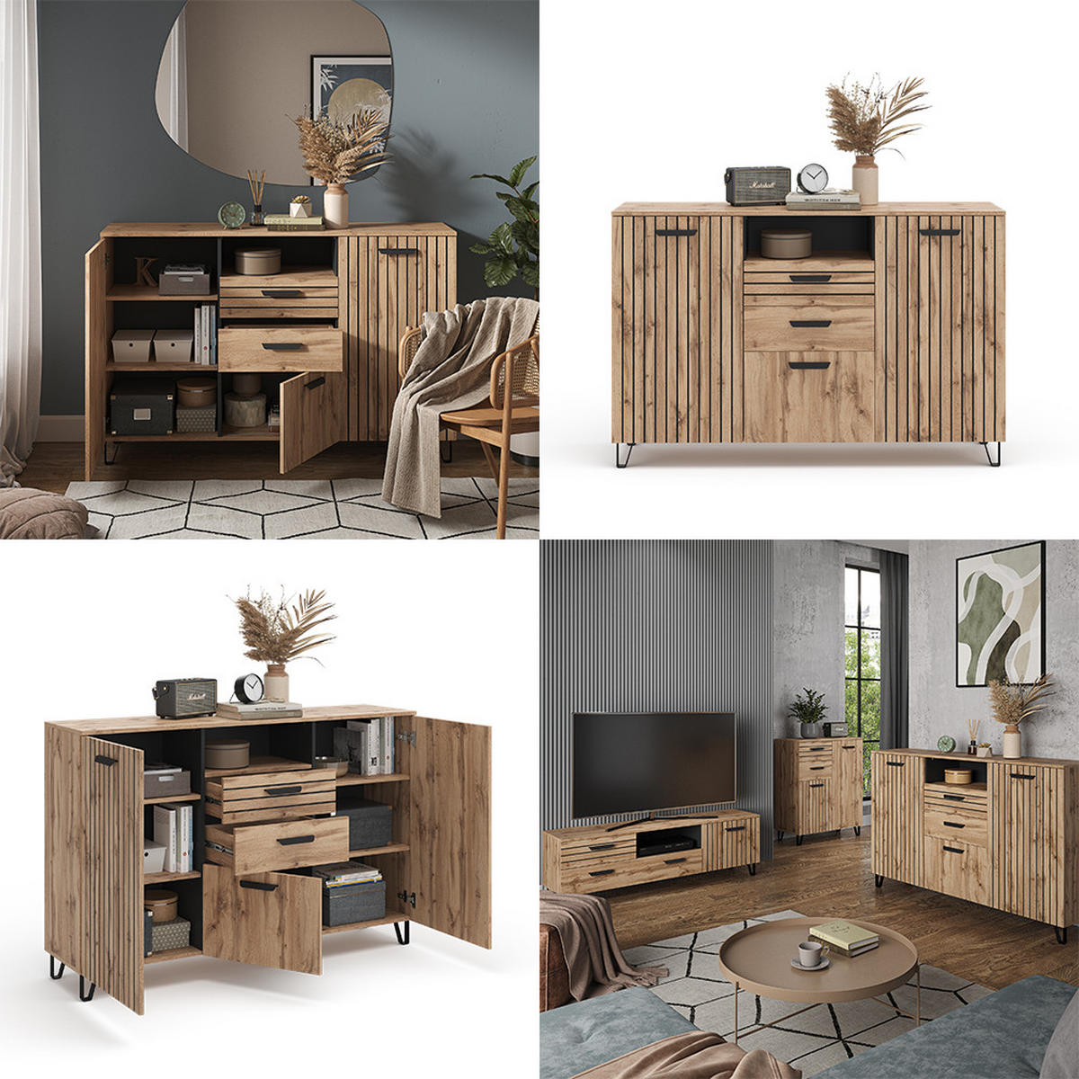 Braun, Holzwerkstoff (38/100/150cm) - Vicco