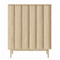 HIGHBOARD Neksto Eichenholzoptik 100 cm - Beige, Holz/Holzwerkstoff (100.2/124/40cm) - Selsey