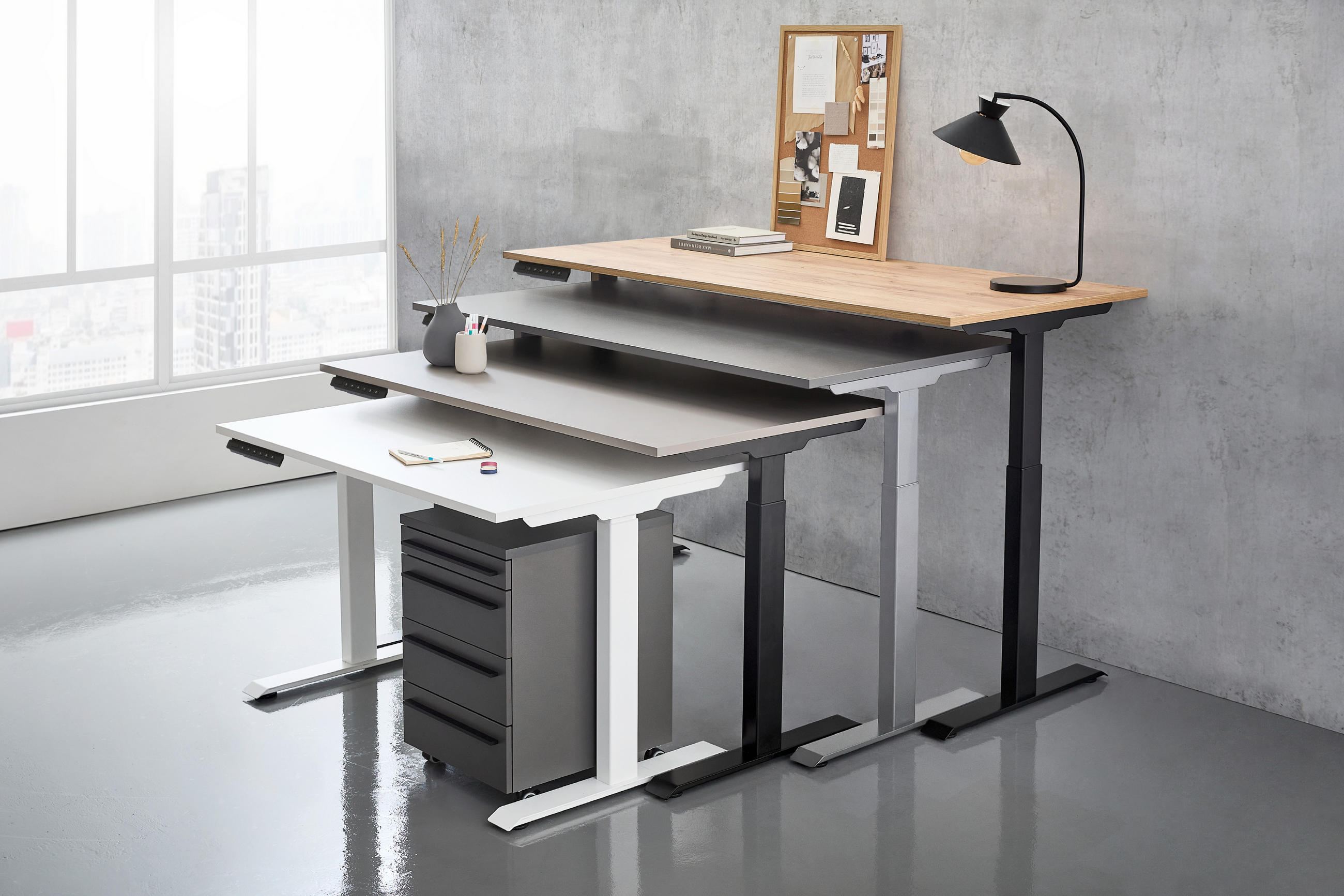 Höhenverstellbare Schreibtisch, elektrisch