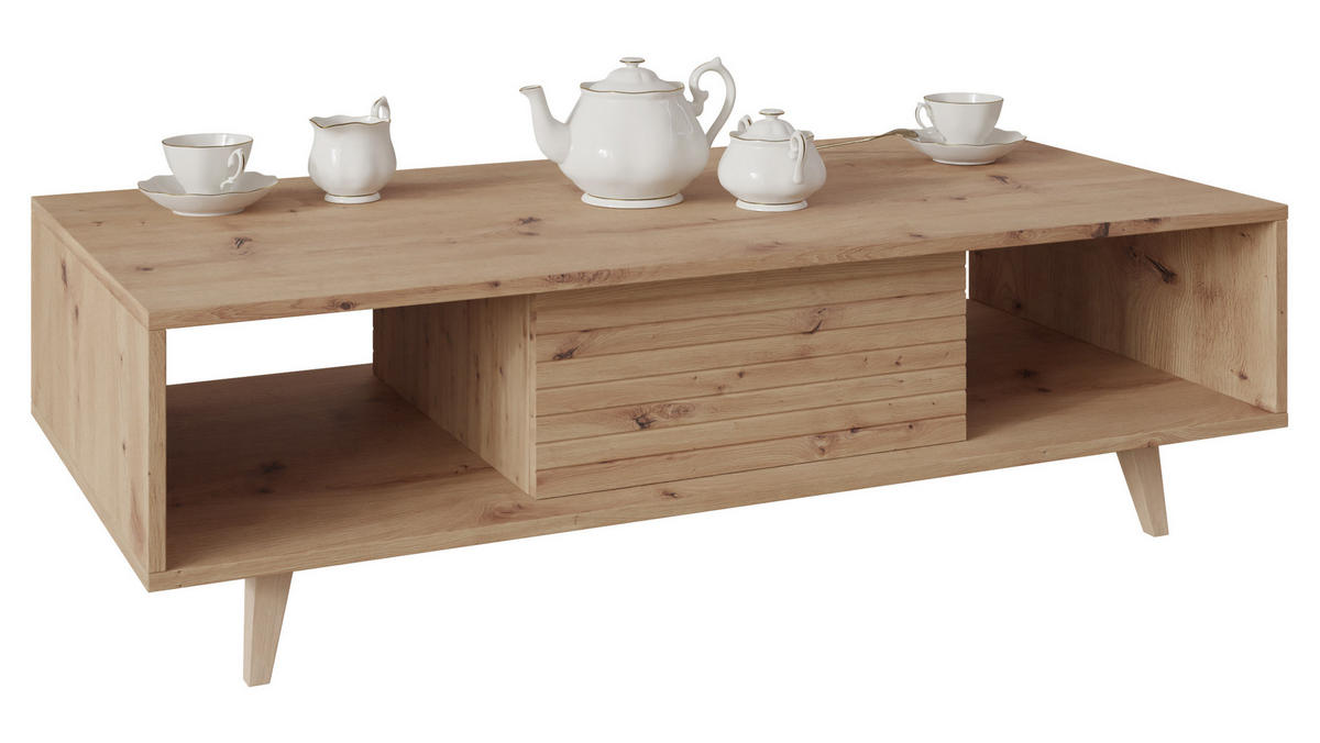 COUCHTISCH Ferido - Beige, Holzwerkstoff (60/120/36cm) - MIRJAN24