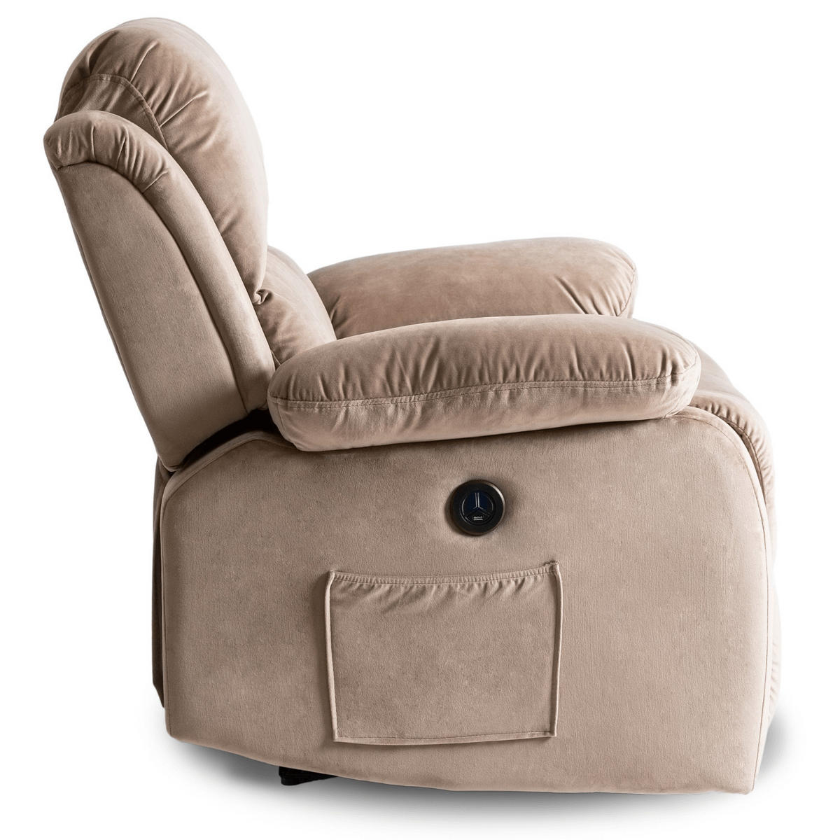 RELAXSESSEL ARON fürs Wohnzimmer Beige - Beige, Holz/Textil (83/101/88cm) - makarowski meble