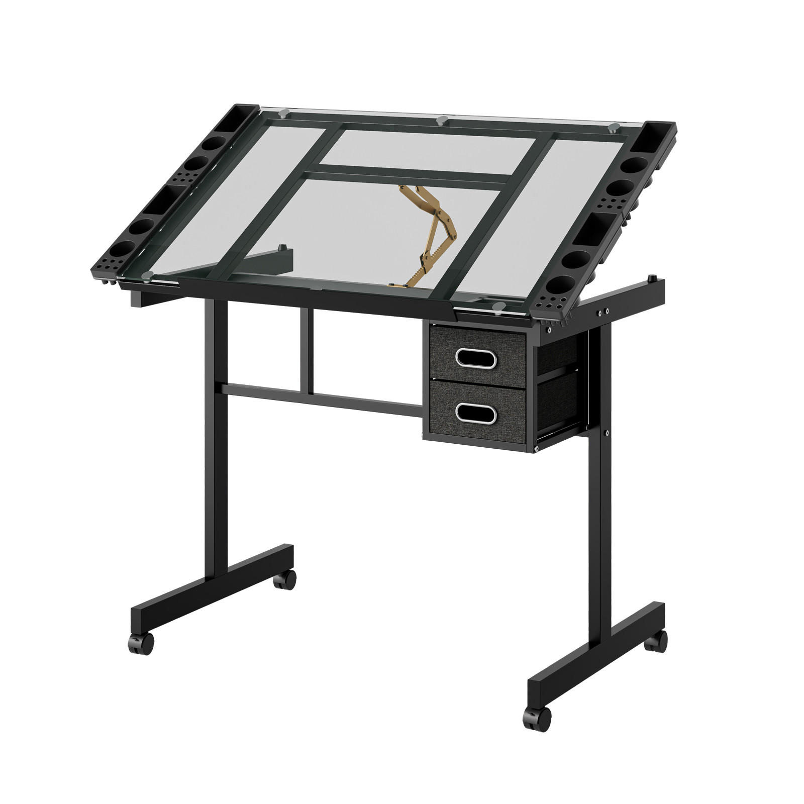ComfortXL Zeichentisch Schwarz 103x78x60 cm