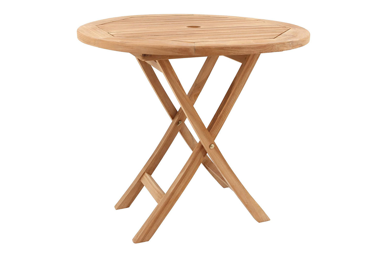 TISCH Meja Braun Rund - Braun, Holz (82/46/75cm) - Concept Usine