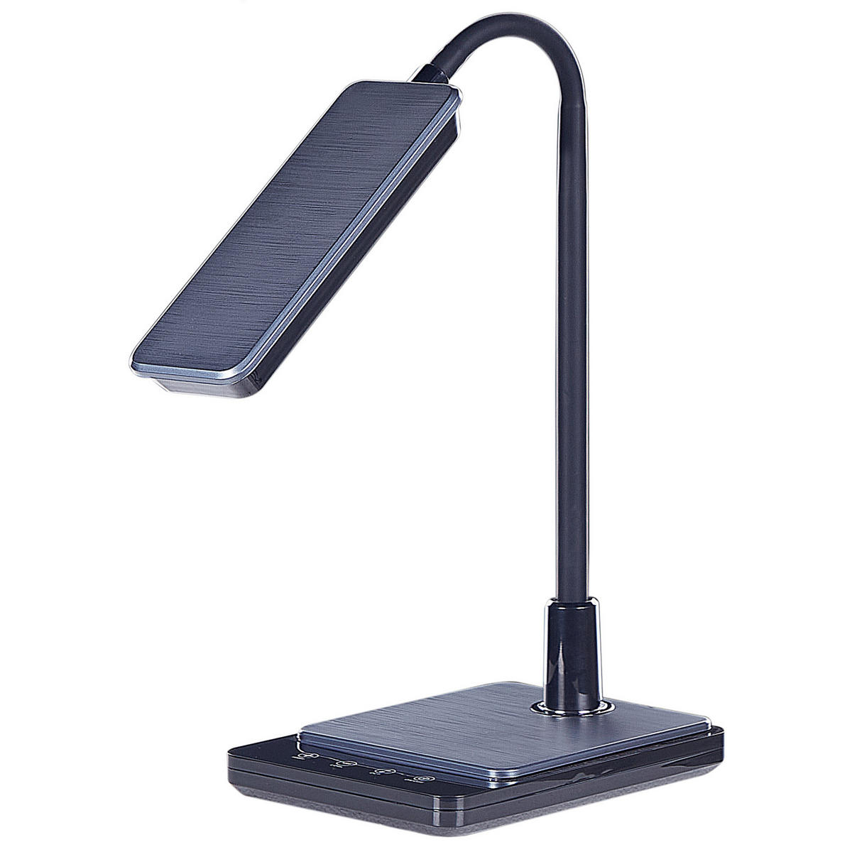 SCHREIBTISCHLAMPE Centaurus 14/19/38 cm - Schwarz, Kunststoff (14/19/38cm) - Beliani
