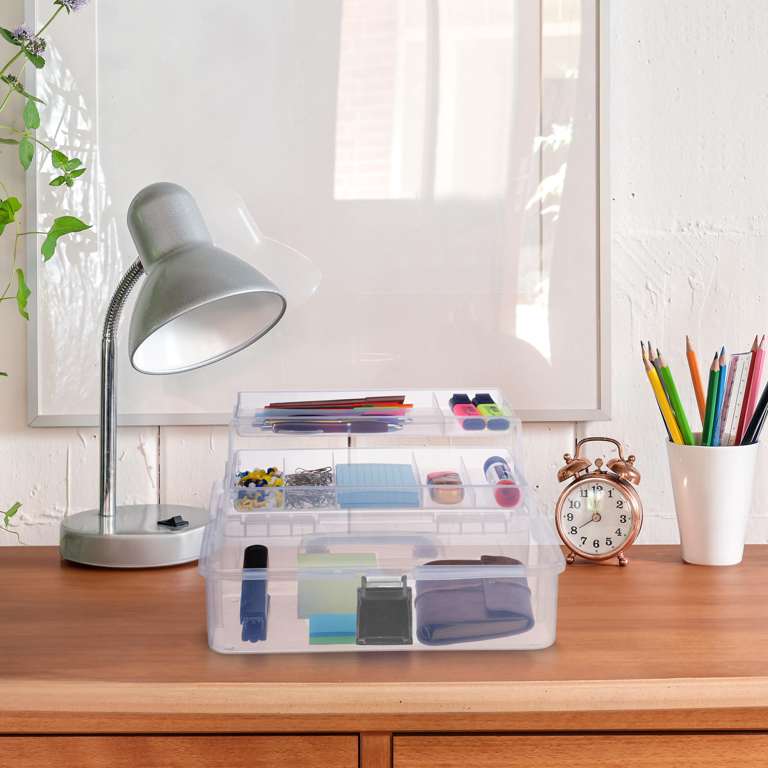 AUFBEWAHRUNGSBOX - Transparent, Kunststoff (33/14.5/19cm) - Relaxdays