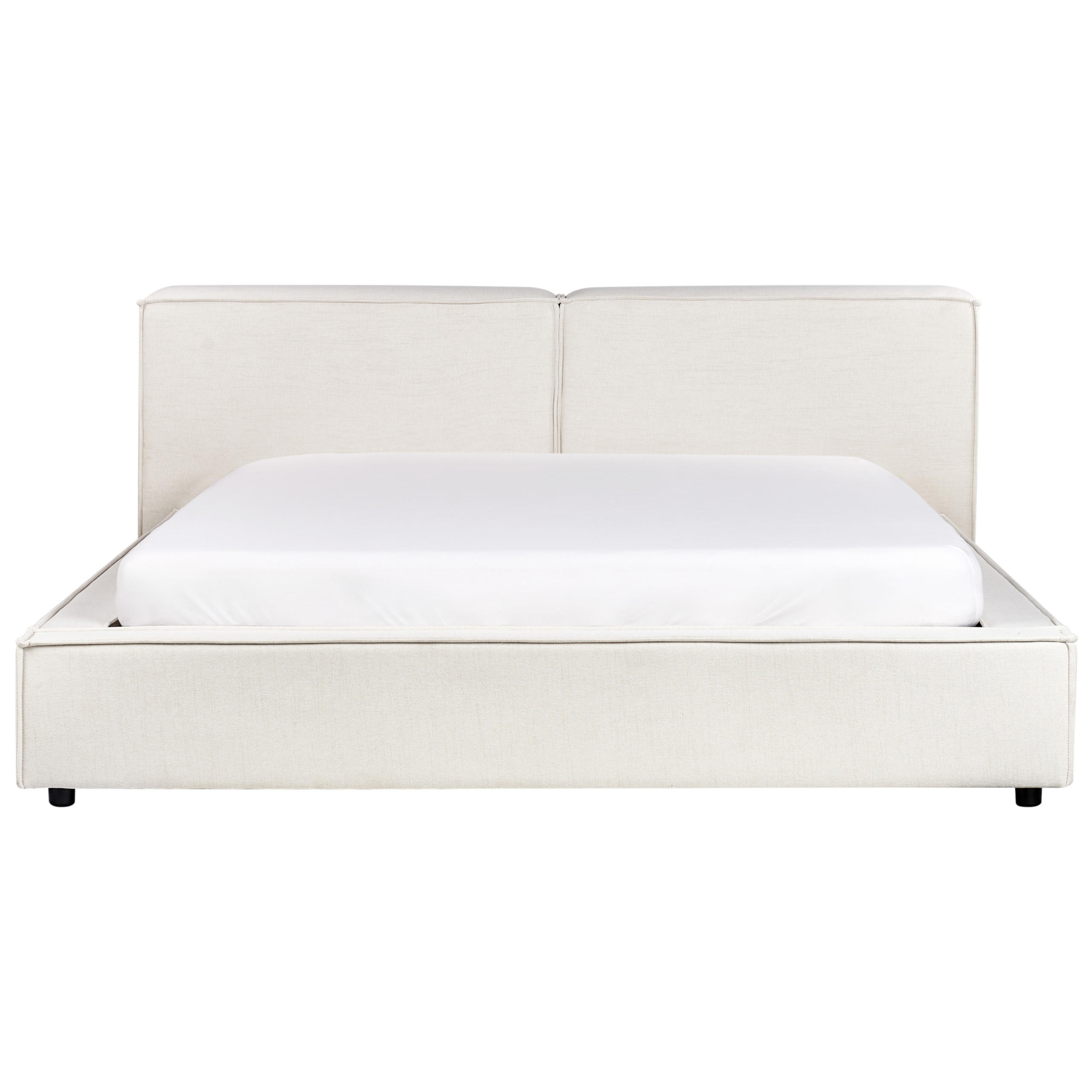 Beliani Wasserbett Creme 180x200 cm