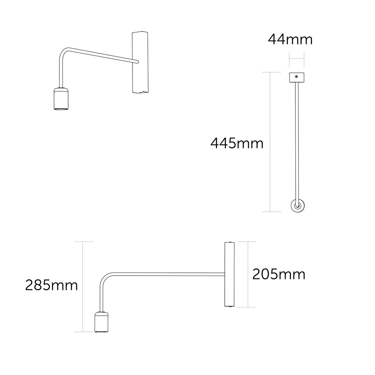 WANDLEUCHTE - Grün, Metall (44.5/44.5/30cm) - Lumicom
