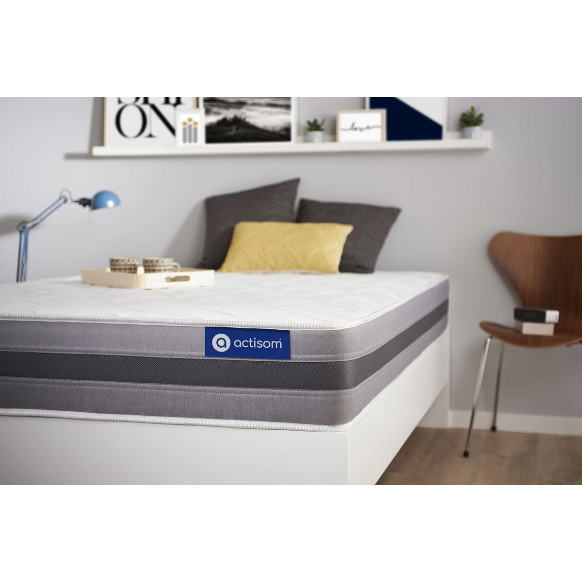 MATRATZE Actimemo relax Memory-Schaum 100 x 200 cm h2 - Weiß, Textil (100/200cm) - ACTISOM