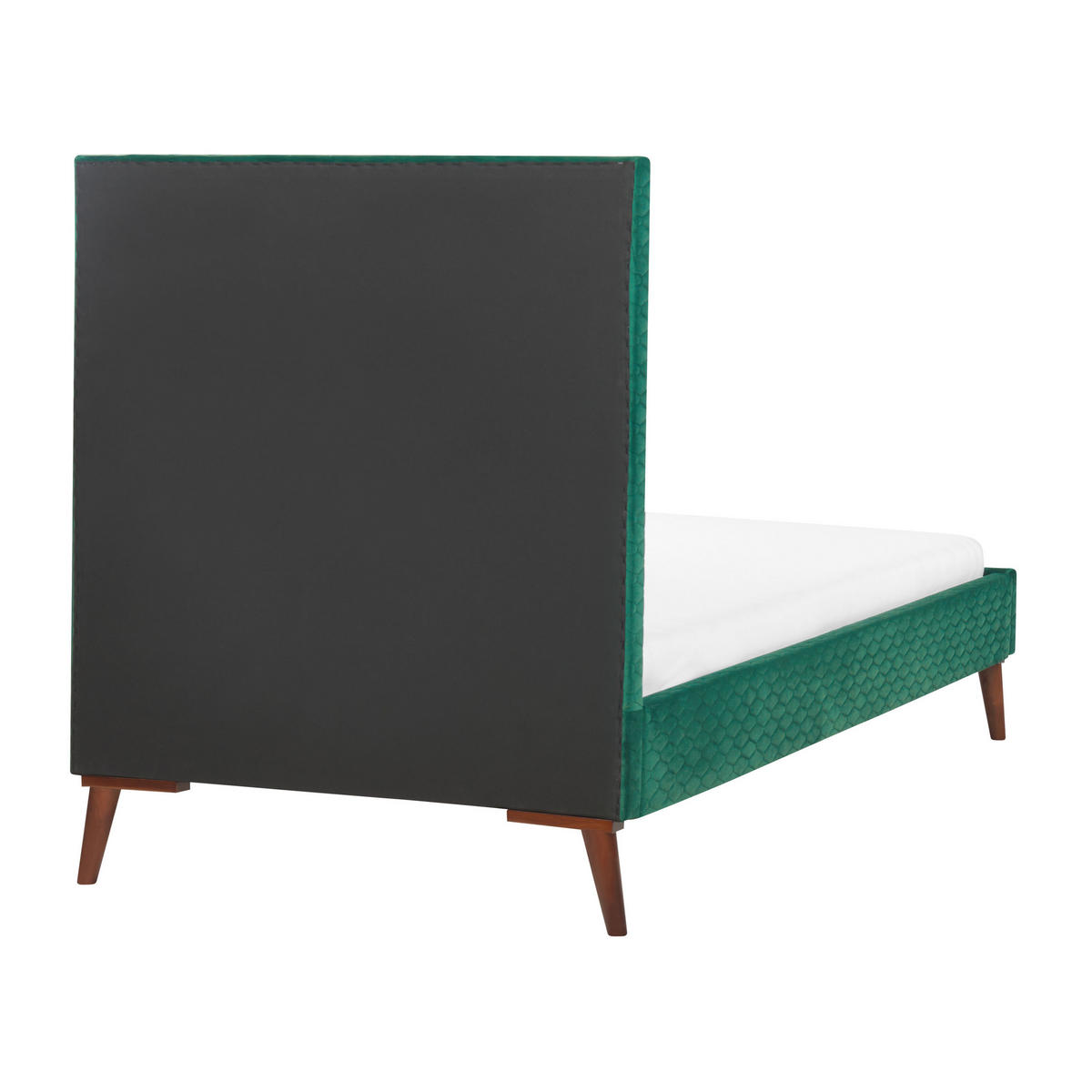 POLSTERBETT mit Lattenrost 90x200 cm Grün Bayonne - Grün, Textil (90/200cm) - Beliani