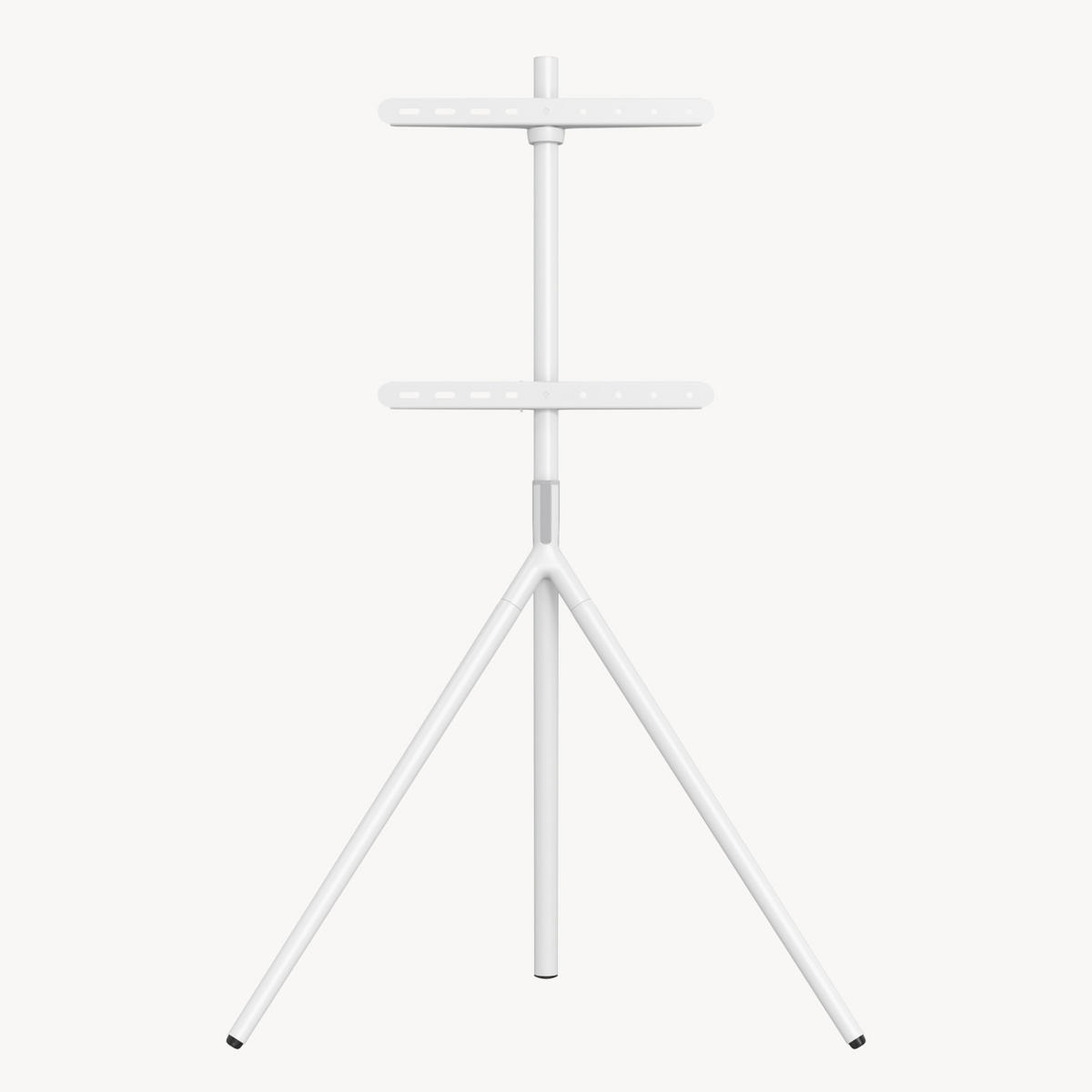 TV-HALTERUNG Valle - Weiß, Kunststoff/Metall (85.5/137/46.5cm) - pro.tec