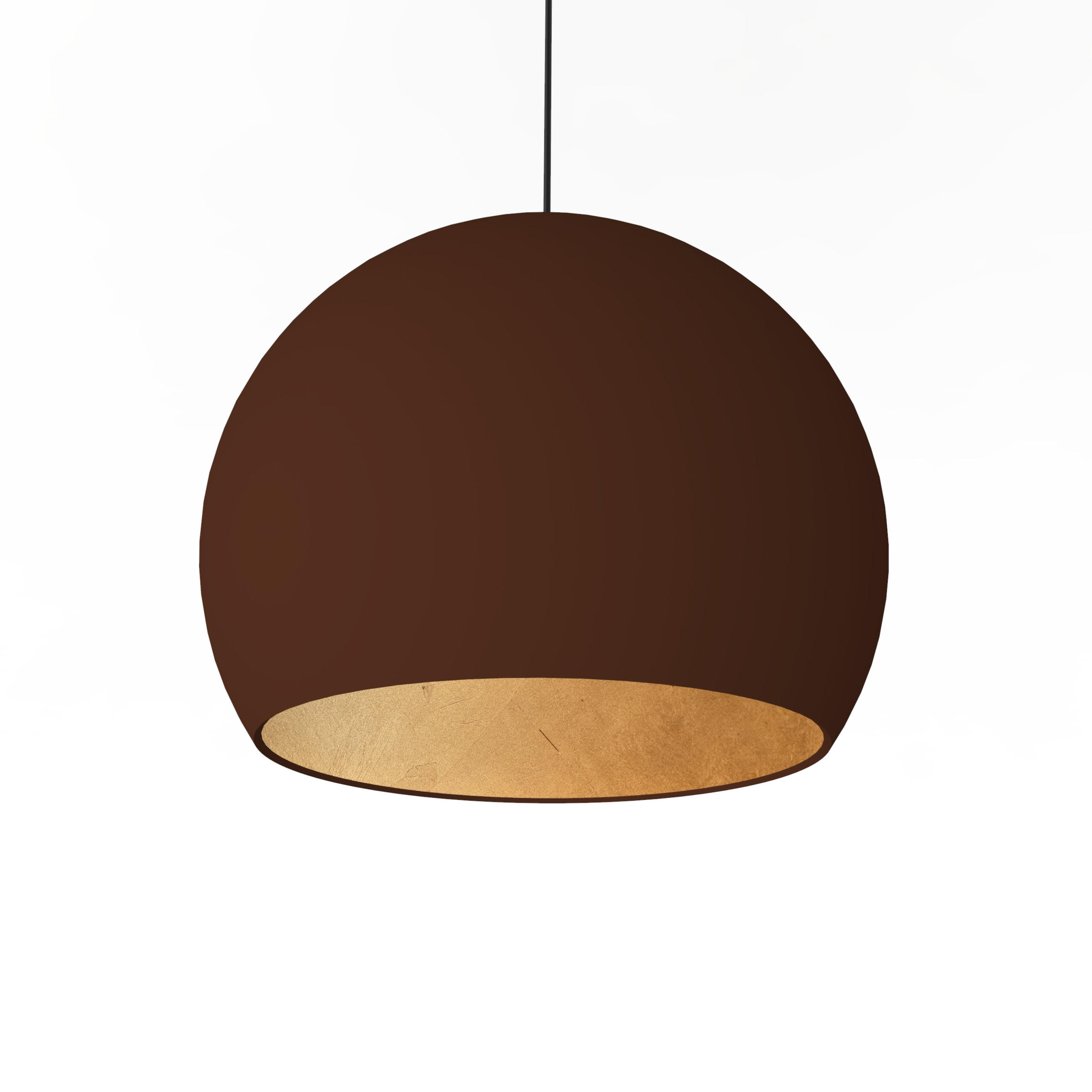 HÄNGELEUCHTE - Goldfarben, Metall (40/40/35cm) - Lumicom