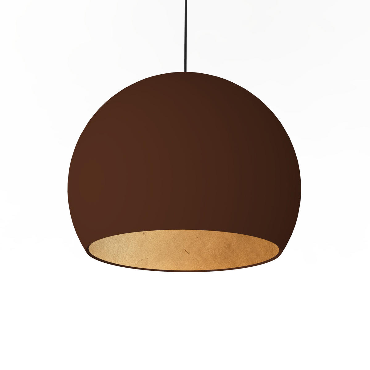 HÄNGELEUCHTE - Goldfarben, Metall (40/40/35cm) - Lumicom