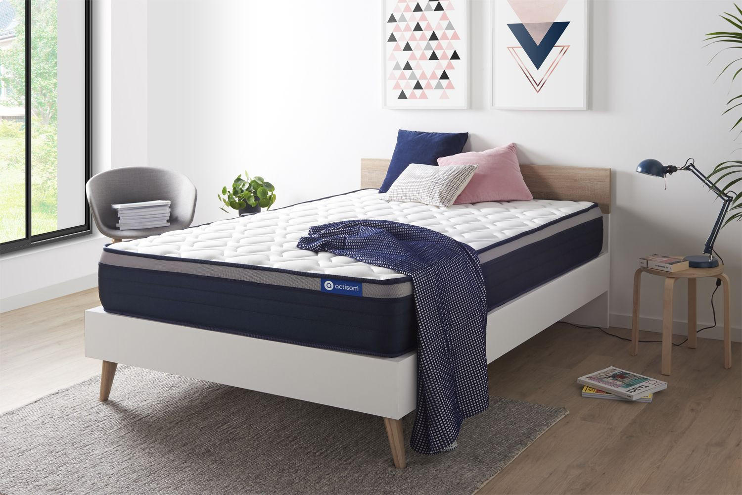 Thumbnail - Actisom Matratze, Weiß, Textil, H3, 160x190 cm, Oeko-Tex® Standard 100, Schlafzimmer, Matratzen Shop, Matratzen