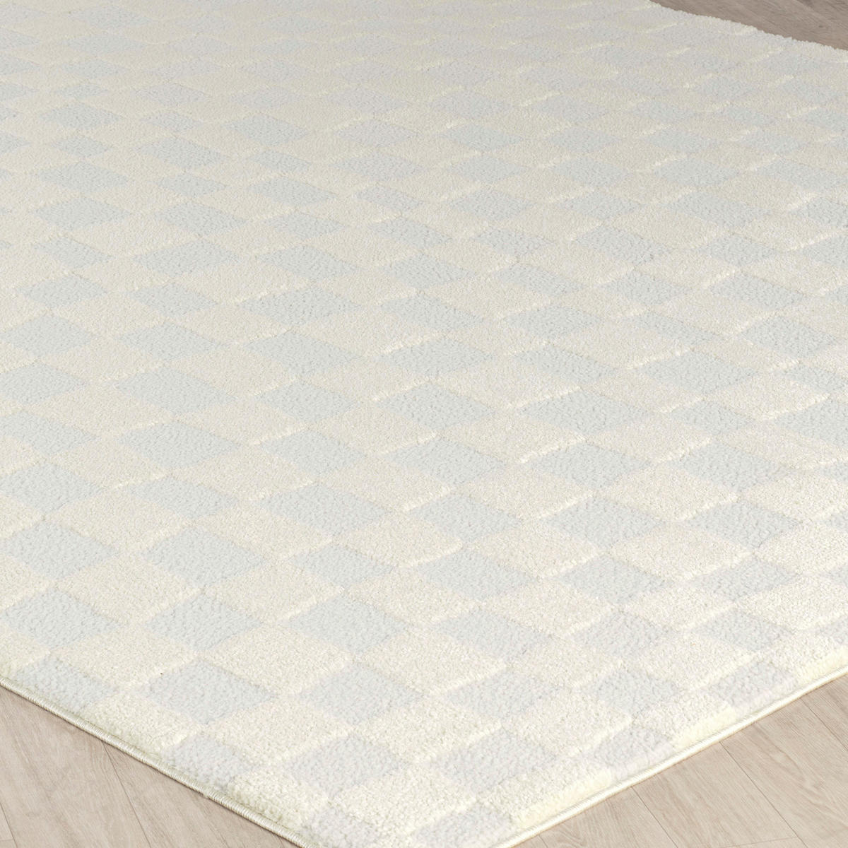 KURZFLORTEPPICH 160/213 cm Weiß - Weiß, Naturmaterialien/Textil (160/213cm) - LIVABLISS