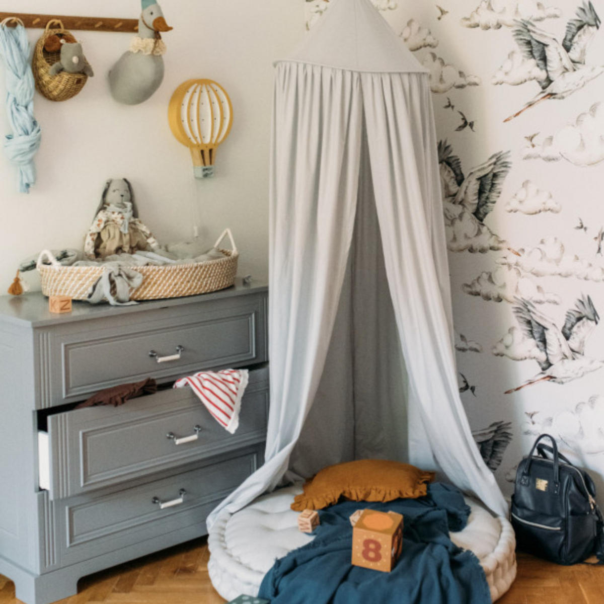 KINDERKOMMODE Ines - Grau, Holzwerkstoff (102/90/51cm) - RAUMHIRSCH FURNITURE