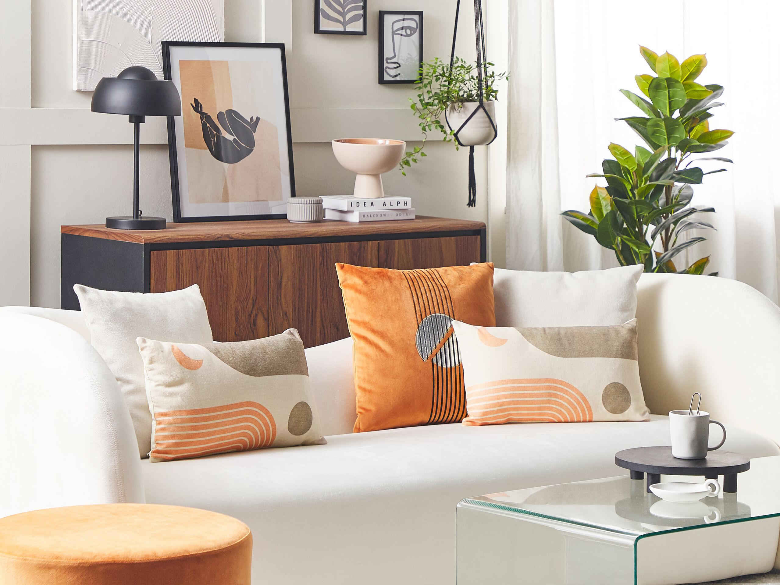 Thumbnail - Beliani Dekokissen, Mehrfarbig, Textil, 30x50 cm, Wohntextilien, Kissen, Dekokissen