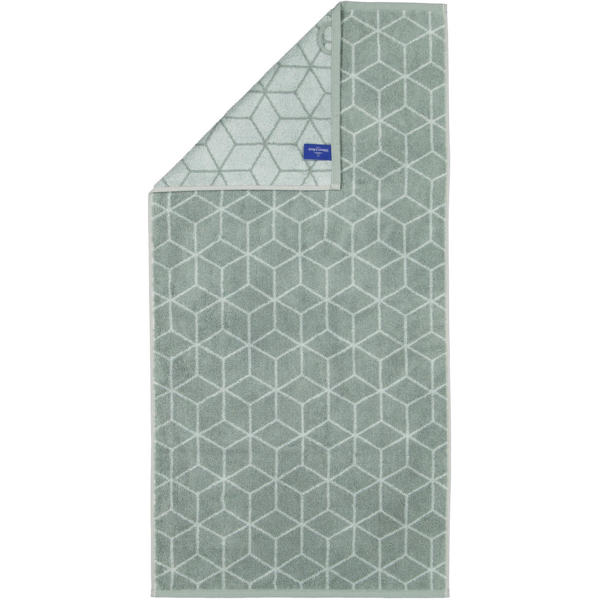 HANDTÜCHER COORDINATES CARRÉ 2557 SAGE GREEN - 44 - Grün, Textil (50/100cm) - Zöllner