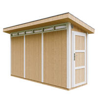 HOLZ-GARTHENHAUS basis LP SmartSide 4,3m² mit B161xL411xH239 cm - M902 - HARVEST HONEY - Beige, Holz (412/239/161cm) - Timbela