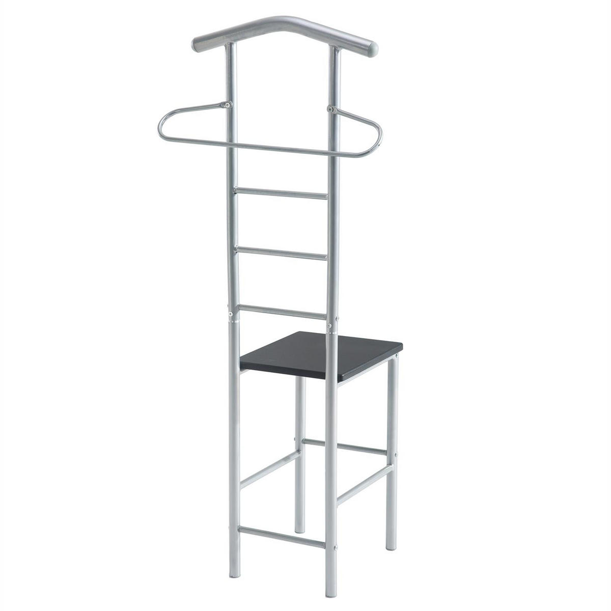 HERRENDIENER JIVO - Schwarz, Metall (53/121/47cm) - CARO-Möbel