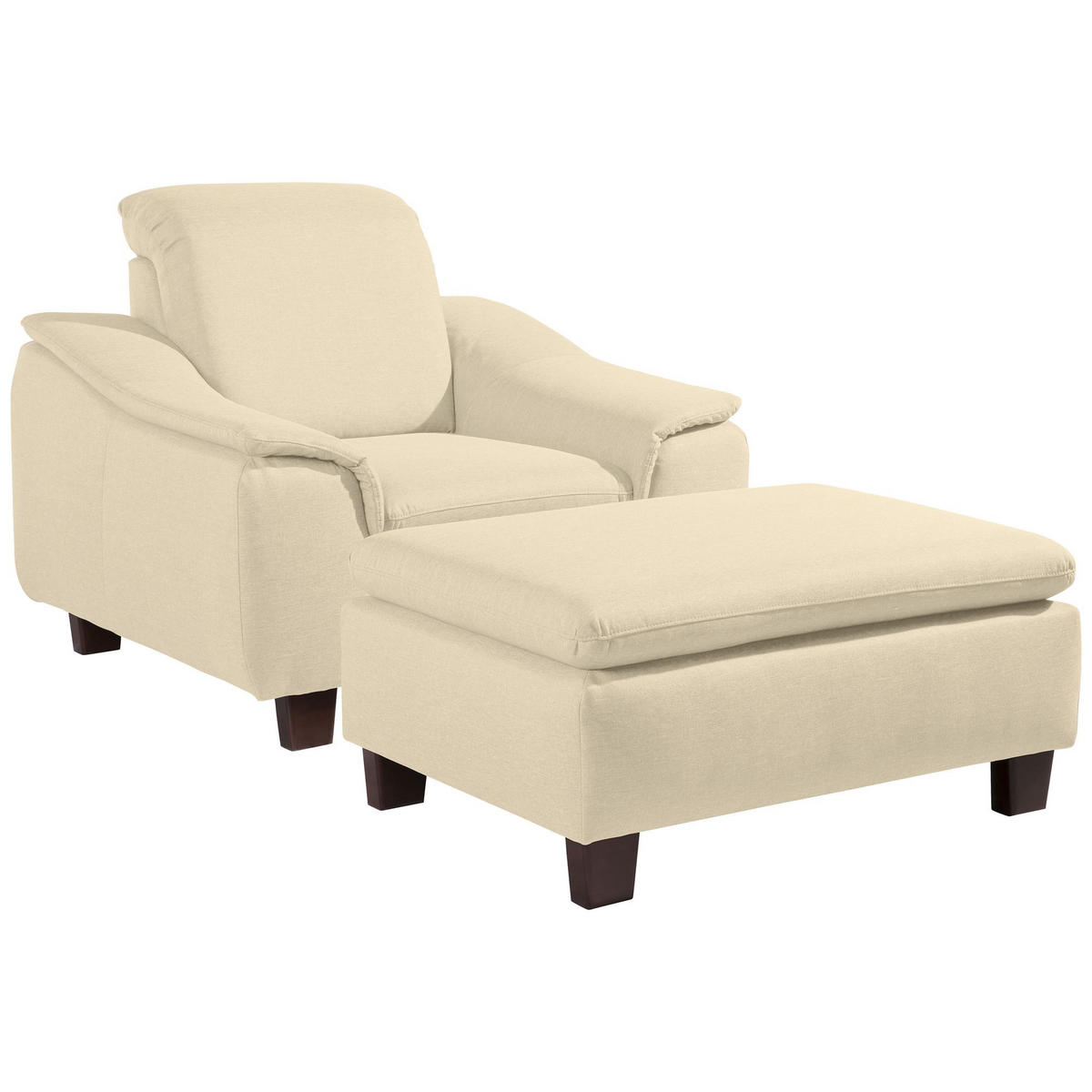 POLSTERSESSEL Kaylil Flachgewebe beige - Beige, Kunststoff (87/82/100cm) - 58aufmkessel