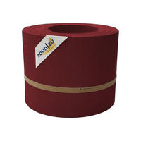 SICHTSCHUTZSTREIFEN PP Sichtschutzstreifen Doppelstabzaun Bordeauxrot,10x 2,55m - Bordeaux, Kunststoff (2550/19cm) - ZAUN|ZU