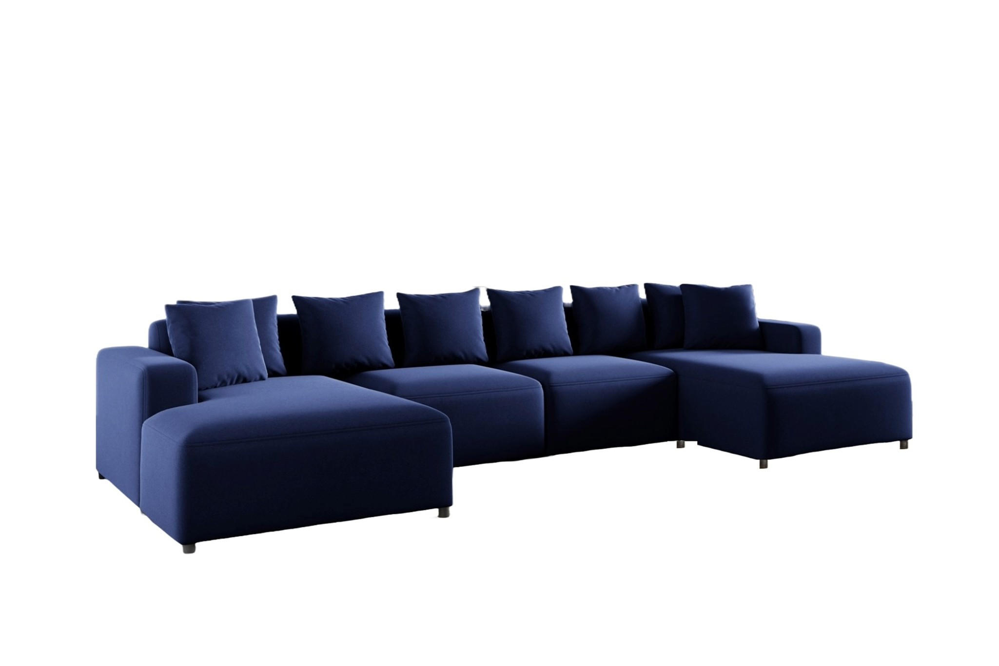 Fun Möbel Wohnlandschaft Dunkelblau 426x75x165 cm
