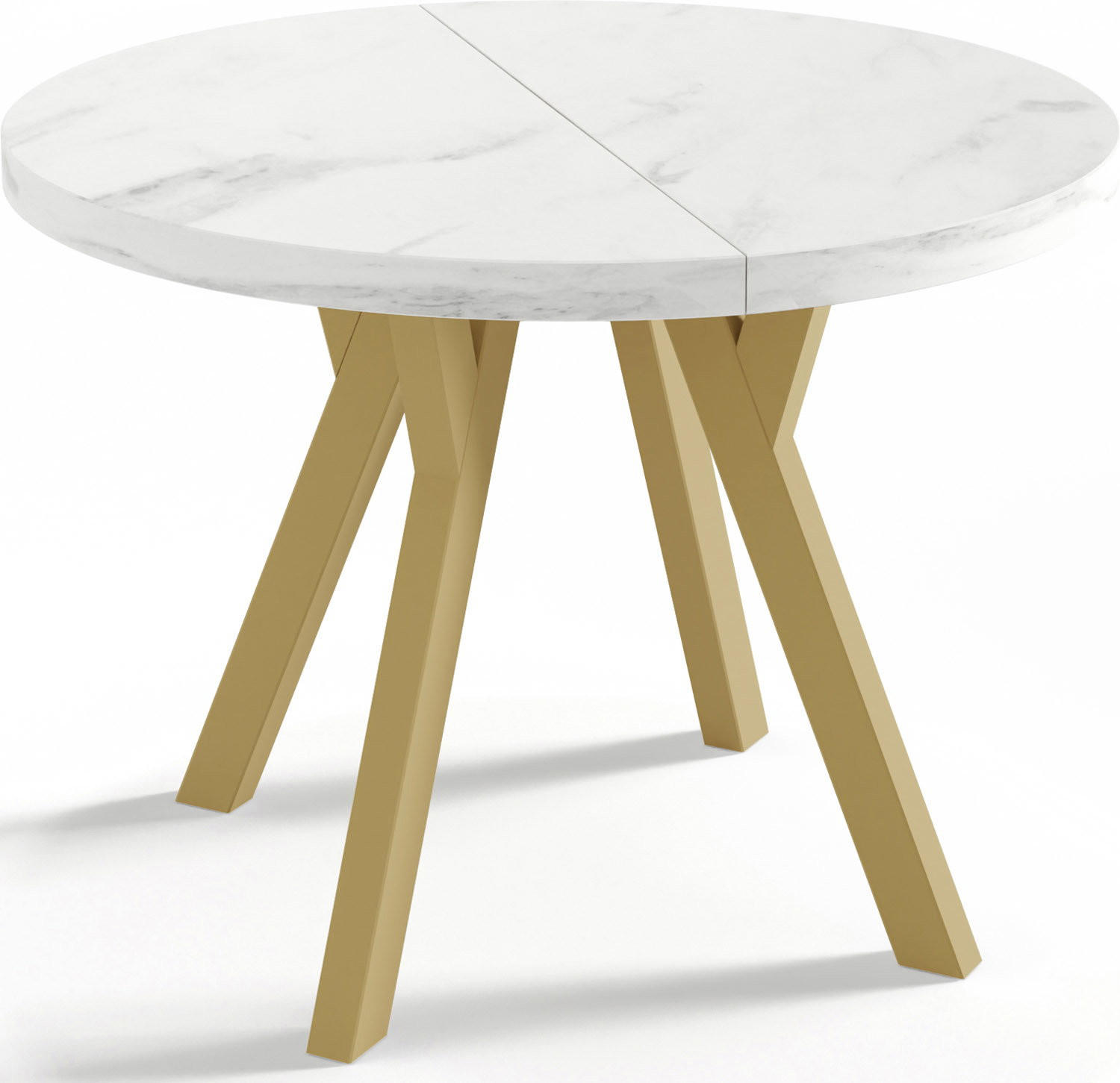 WFL Group Esstisch Ecru 150x76x100 cm