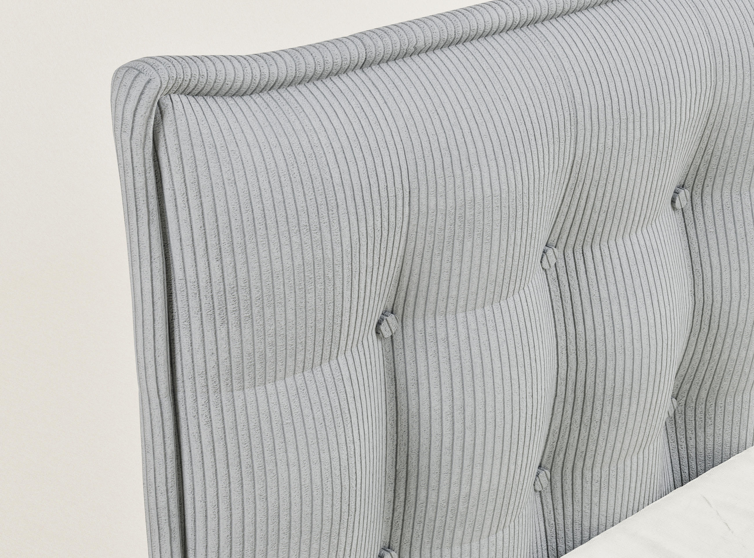 Thumbnail - Maison de Reve Boxspringbett, Hellgrau, Textil, H3 + H4, Höhe ca. 37 cm, 140x200 cm, Hergestellt in Europa, Oeko-Tex® St...