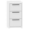 KOMMODE ALTIVO 3SW Weiß 36/35,6/70,4 cm - Weiß, Holzwerkstoff (36/70.4/35.6cm) - Matkam Möbel