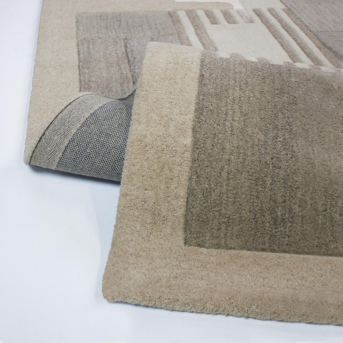 WOLLTEPPICH EDALE, geometrisch, Natur, 200 x 300 cm - Beige, Textil (200/300cm) - KADIMA DESIGN