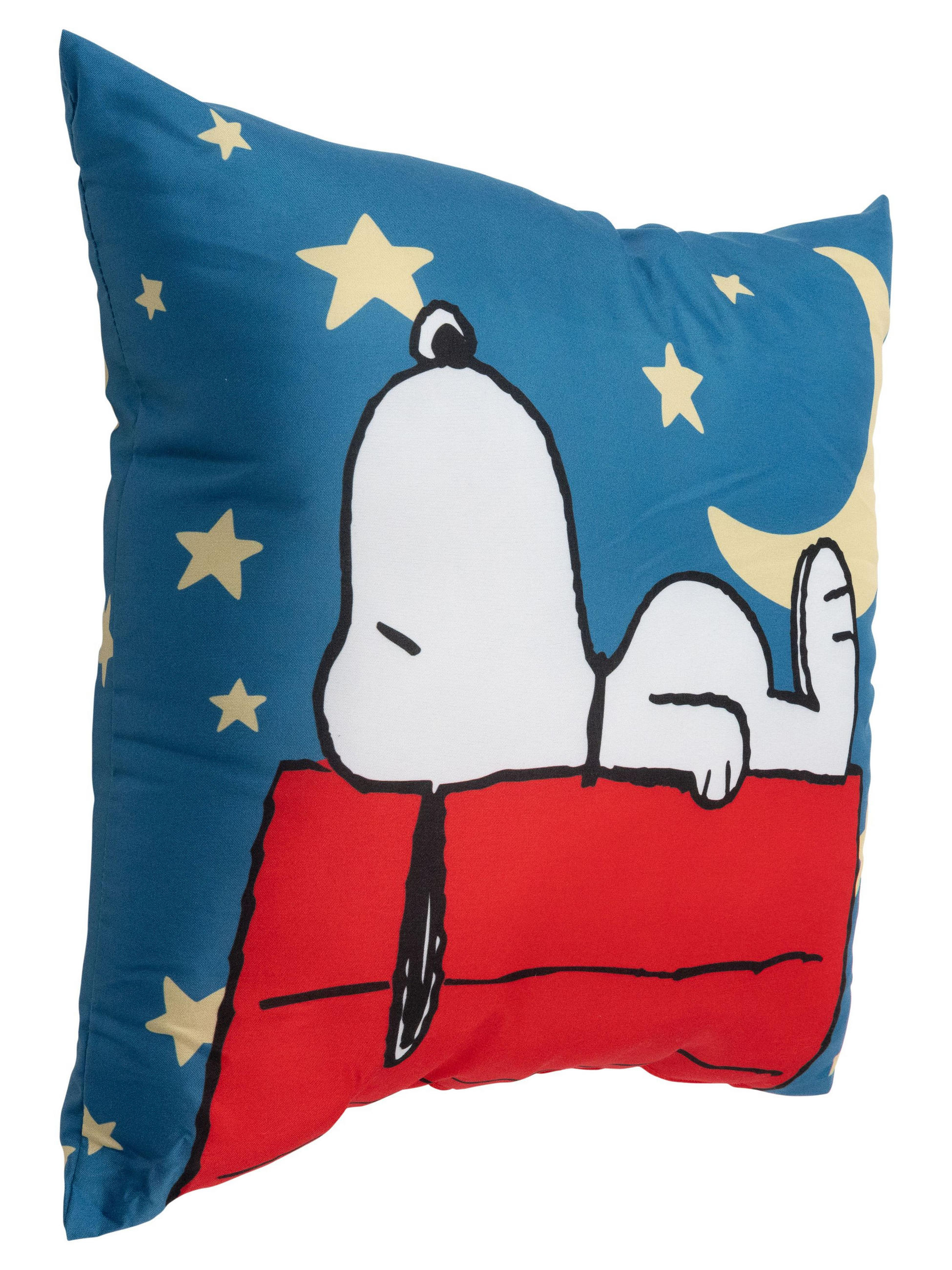 ZIERKISSEN The Peanuts Snoopy Mond & Sterne Blau 40 x 40 cm - Blau, Textil (40/40/10cm) - United Labels
