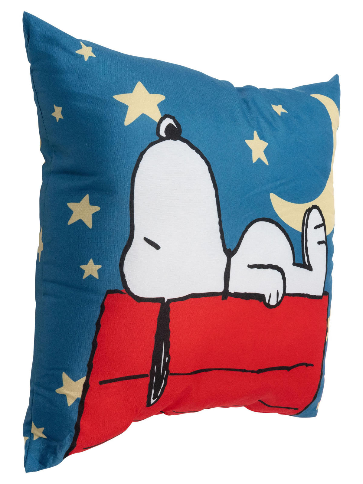 ZIERKISSEN The Peanuts Snoopy Mond & Sterne Blau 40 x 40 cm - Blau, Textil (40/40/10cm) - United Labels