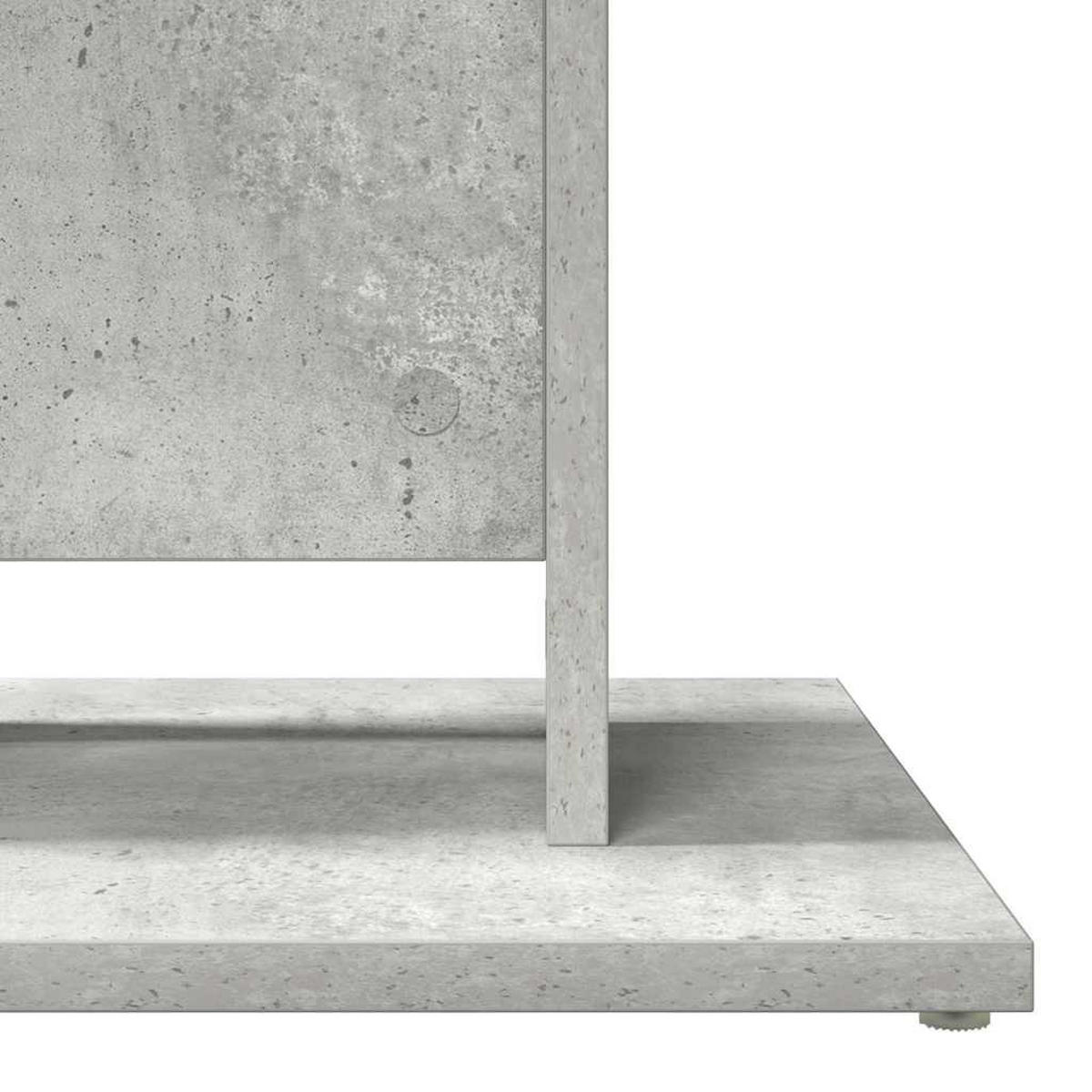 BISTROTISCH Betongrau 60/60/75 Cm Holzwerkstoff - Grau, Holzwerkstoff (60/60/75cm) - vidaXL