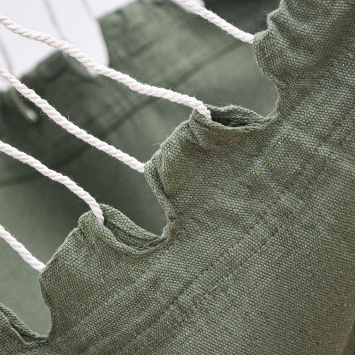 XL HÄNGESESSEL 155/125 cm Belastbar bis 100kg Olivgrün - Grün, Textil (125/140/155cm) - Amanka