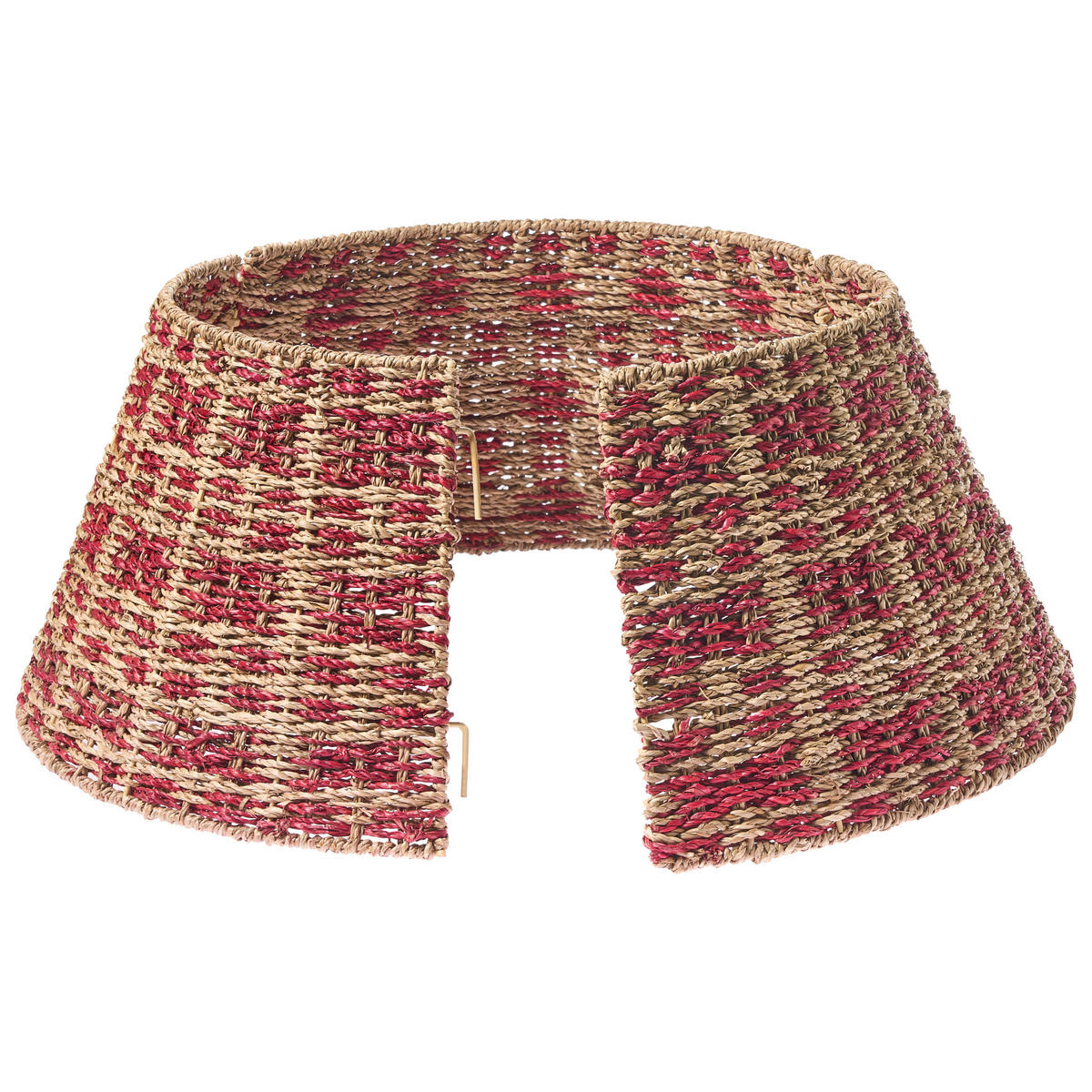 WEIHNACHTSBAUMKRAGEN 28 cm Naturfarben Neige - Naturfarben, Naturmaterialen (28cm) - Beliani