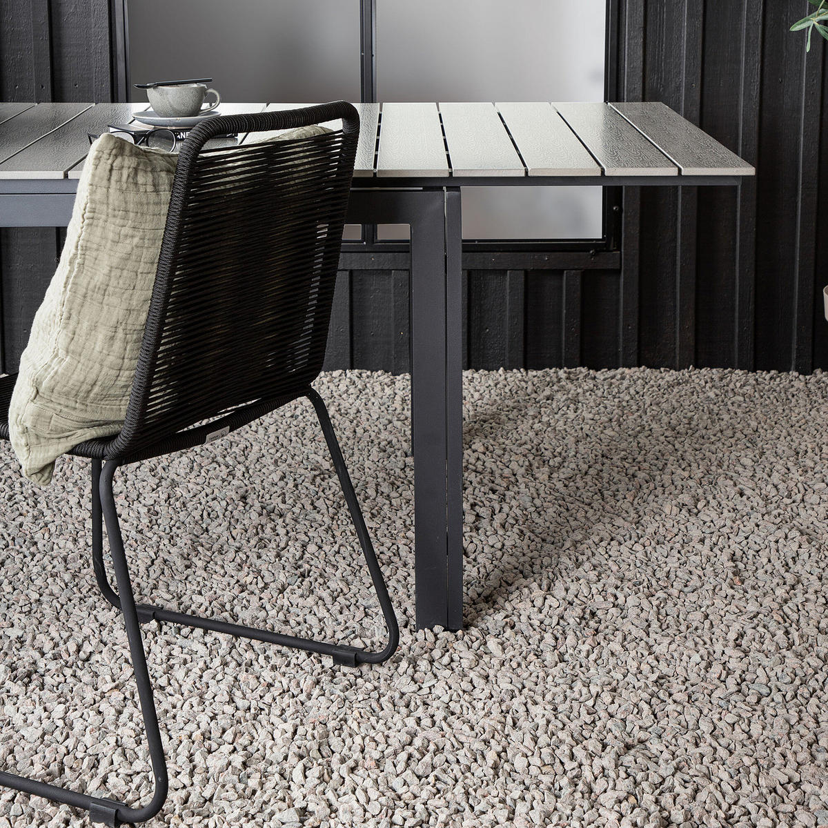 GARTENTISCH - Schwarz, Metall (160/100/75cm) - home24