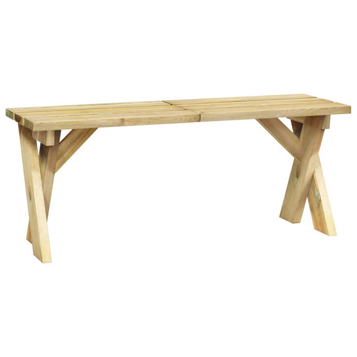 GARTENBANK 110 cm Kiefernholz Imprägniert - Braun, Holz (110/44/36cm) - furnicato