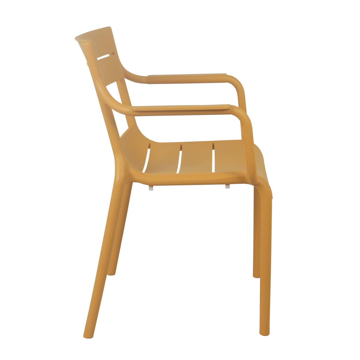 GARTENSTUHL, Gelb - Gelb, Kunststoff (50/82/54cm) - Oviala