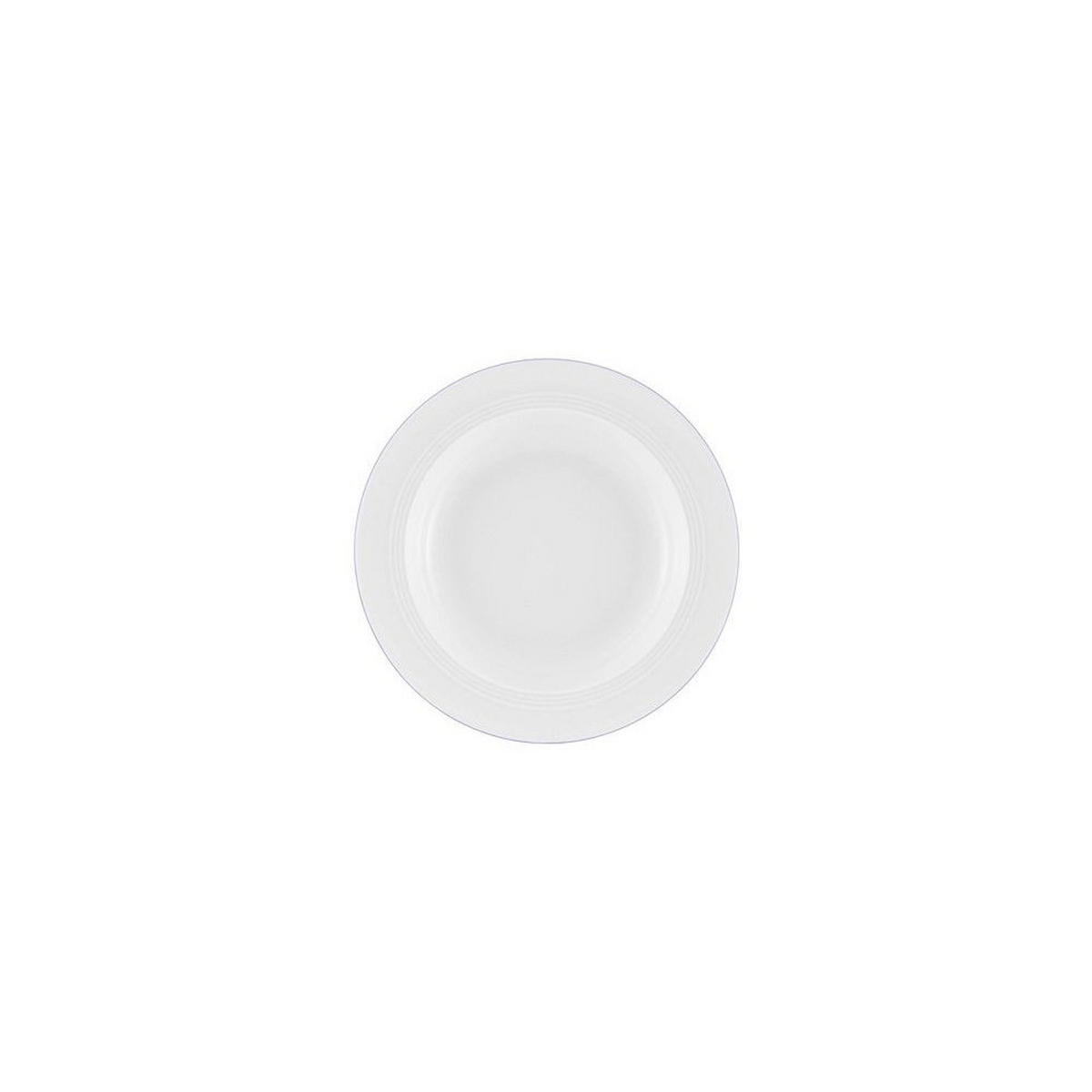 TELLER Weiß 24/24/5 cm F5910154011 - Weiß, Keramik (23cm) - Friesland 
