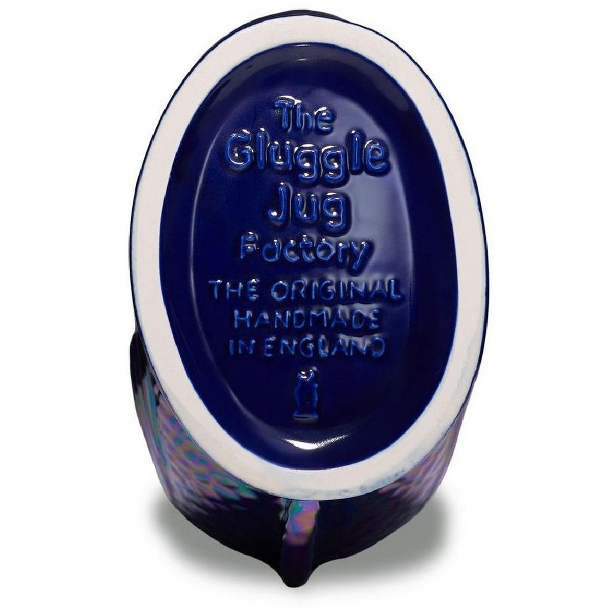 KARAFFE mit „Gluck-Gluck“-Geräusch 27,5/17/9,5 cm - Dunkelblau, Keramik (1.2L) - Gluckigluck