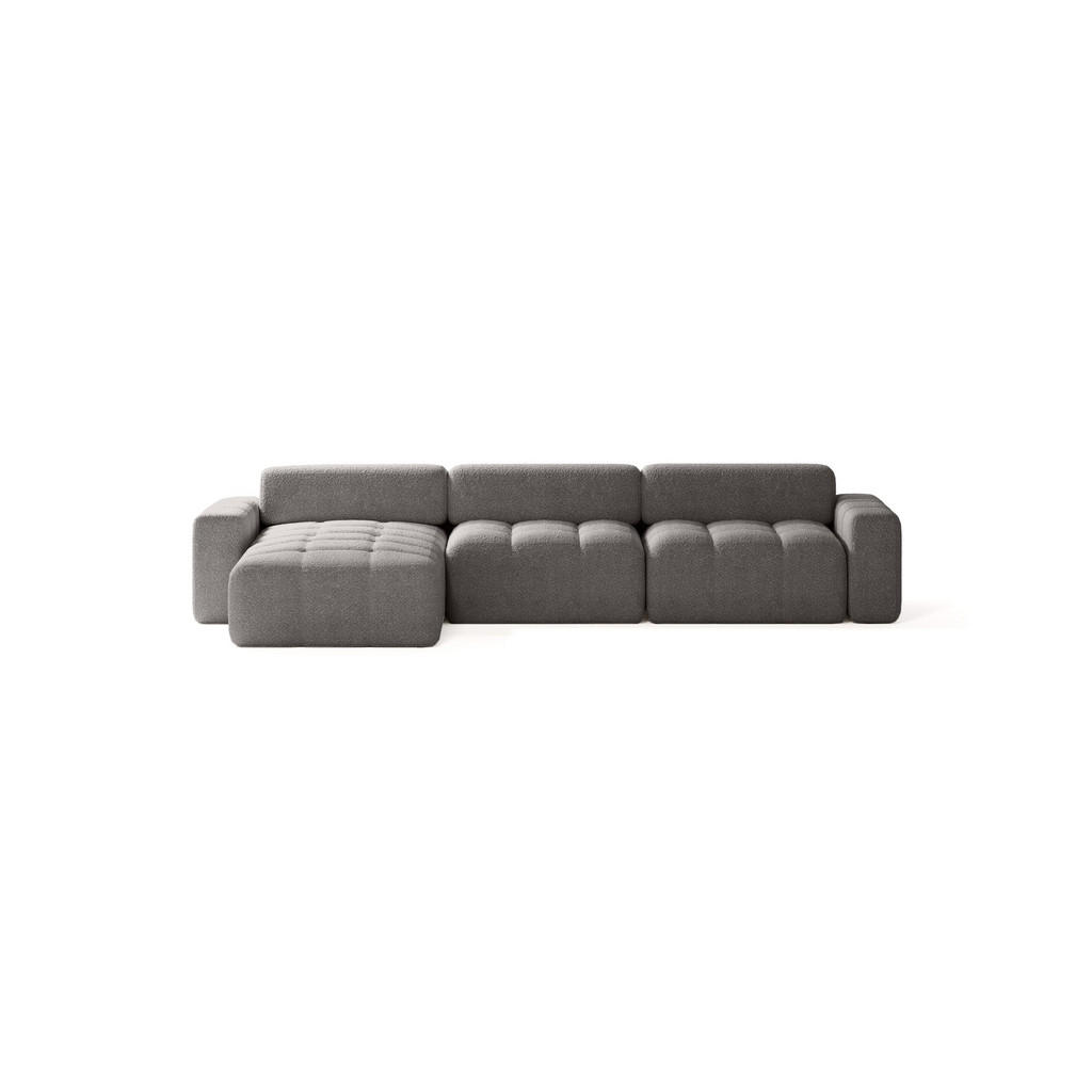 Thumbnail - Meblito Ecksofa, Grau, Textil, L-Form, 346x170 cm, Wohnzimmer, Sofas & Couches, Wohnlandschaften, Ecksofas