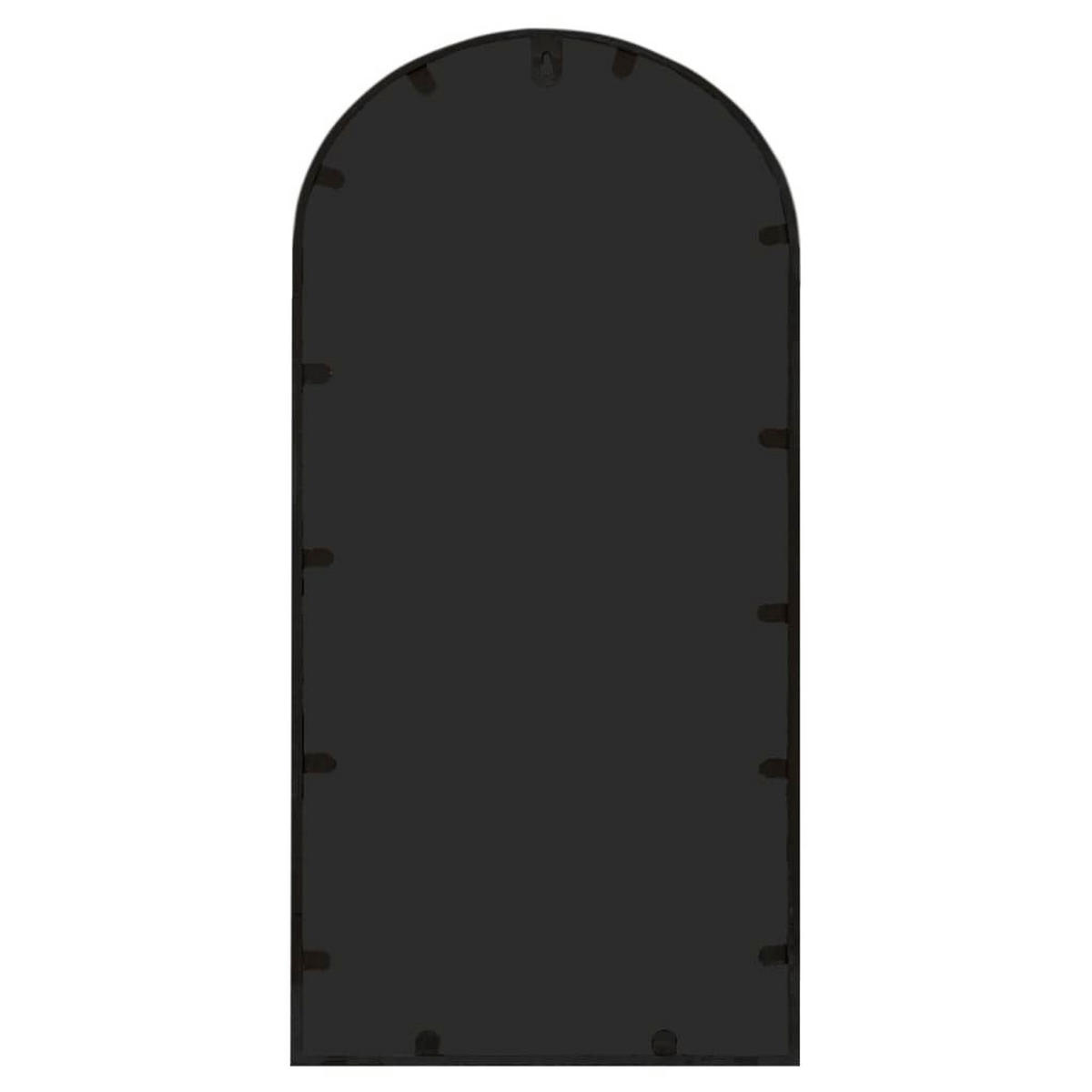 GARTENSPIEGEL Schwarz 70x30 cm Eisen - Schwarz, Metall (30/70/1cm) - furnicato
