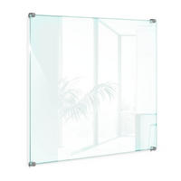 KÜCHENRÜCKWAND 60 x 60 cm Transparente Glasplatte - Transparent, Glas (60/60/0.4cm) - TULUP