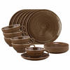 TEESERVICE Terra Erdbraun 18er Set - Braun, Keramik (1/1/1cm) - Seltmann Weiden