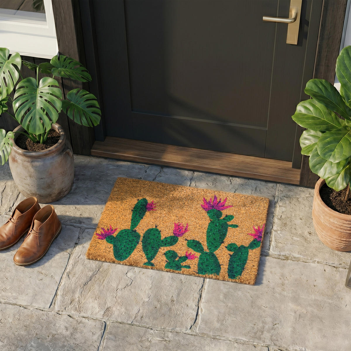 ROHOŽ - viacfarebná, textil/plast (60/40cm) - Relaxdays